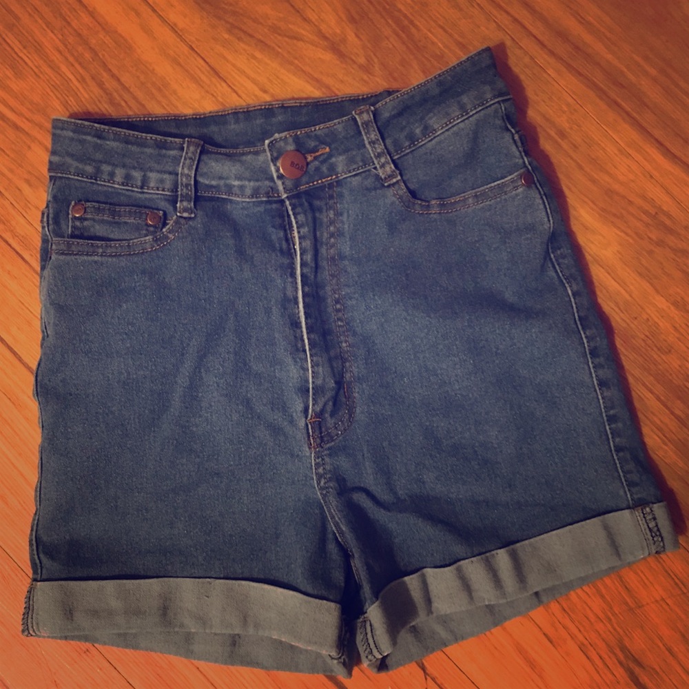 Fashion nova Super high waist denim shorts